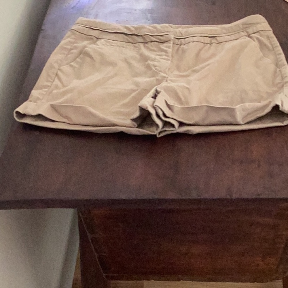 Express Tan Cargo Shorts Relaxed Fit Sz 8